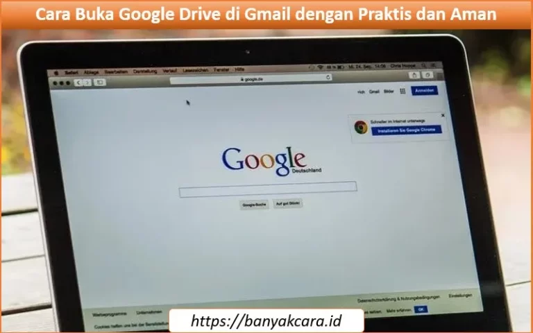 Cara Buka Google Drive di Gmail