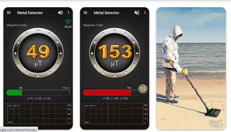 Metal Detector -  Aplikasi Pendeteksi Logam Terbaik untuk HP Android