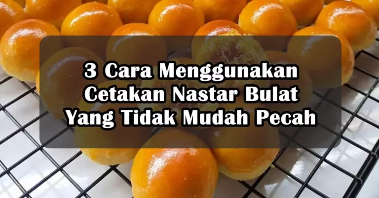 3 Cara Menggunakan Cetakan Nastar Bulat Yang Mudah 3 Cara Menggunakan Cetakan Nastar Bulat Yang Tidak Mudah Pecah