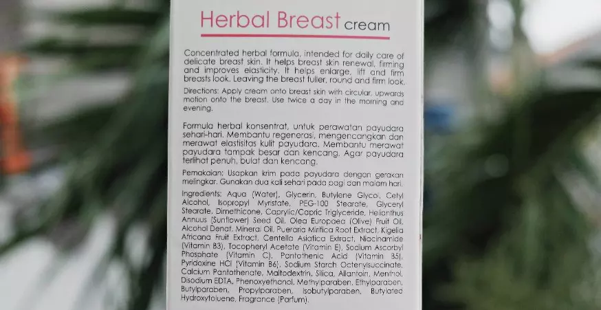 Kandungan Vienna Breast Cream