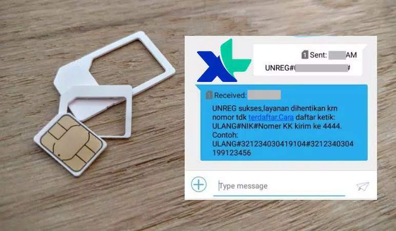 Cara Menonaktifkan Registrasi Kartu XL melalui SMS