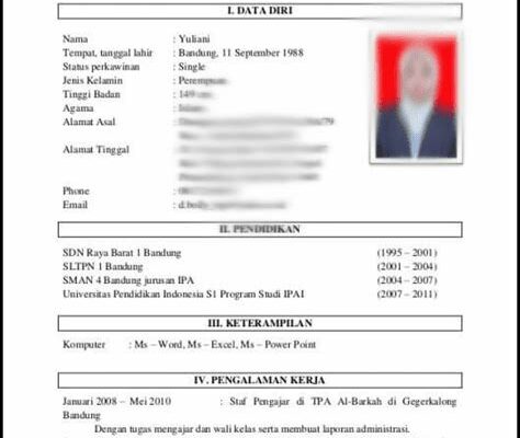 Cara Buat CV Menarik di Word: Panduan Lengkap Untuk Pemula