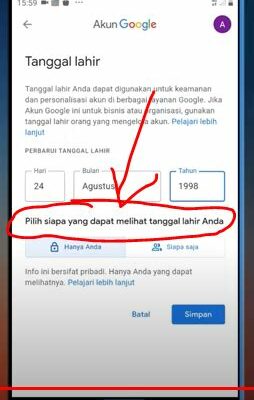 Cara Mengganti Tanggal Lahir Akun Google Agar Bebas Dengar Musik